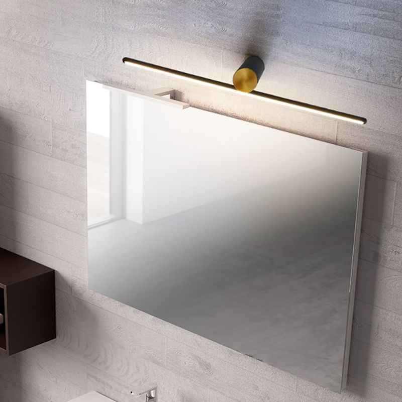 Freyza | Applique murale noire et blanche pour salle de bains – Miroir de salle de bains moderne