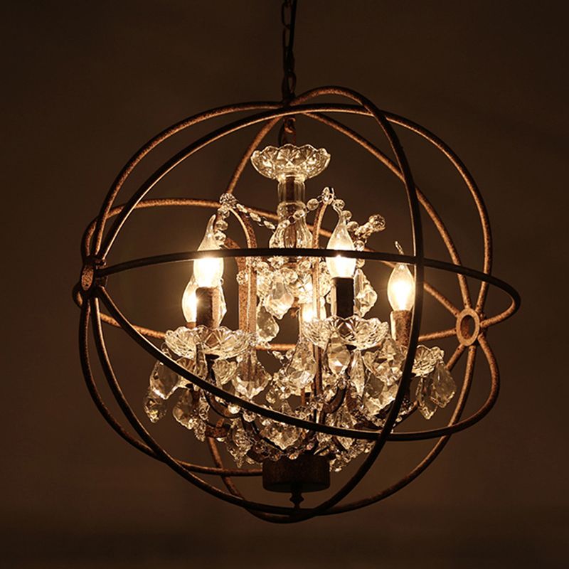 Freyza | Suspension noire vintage rustique Kristy – Cuisine et salle à manger vintage