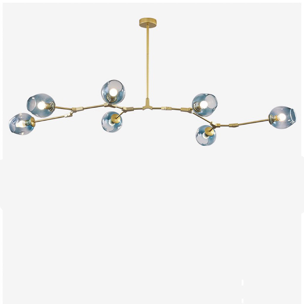 Freyza | Kirae Nordische moderne Glas-Pendelleuchte – moderne Küche und Esszimmer