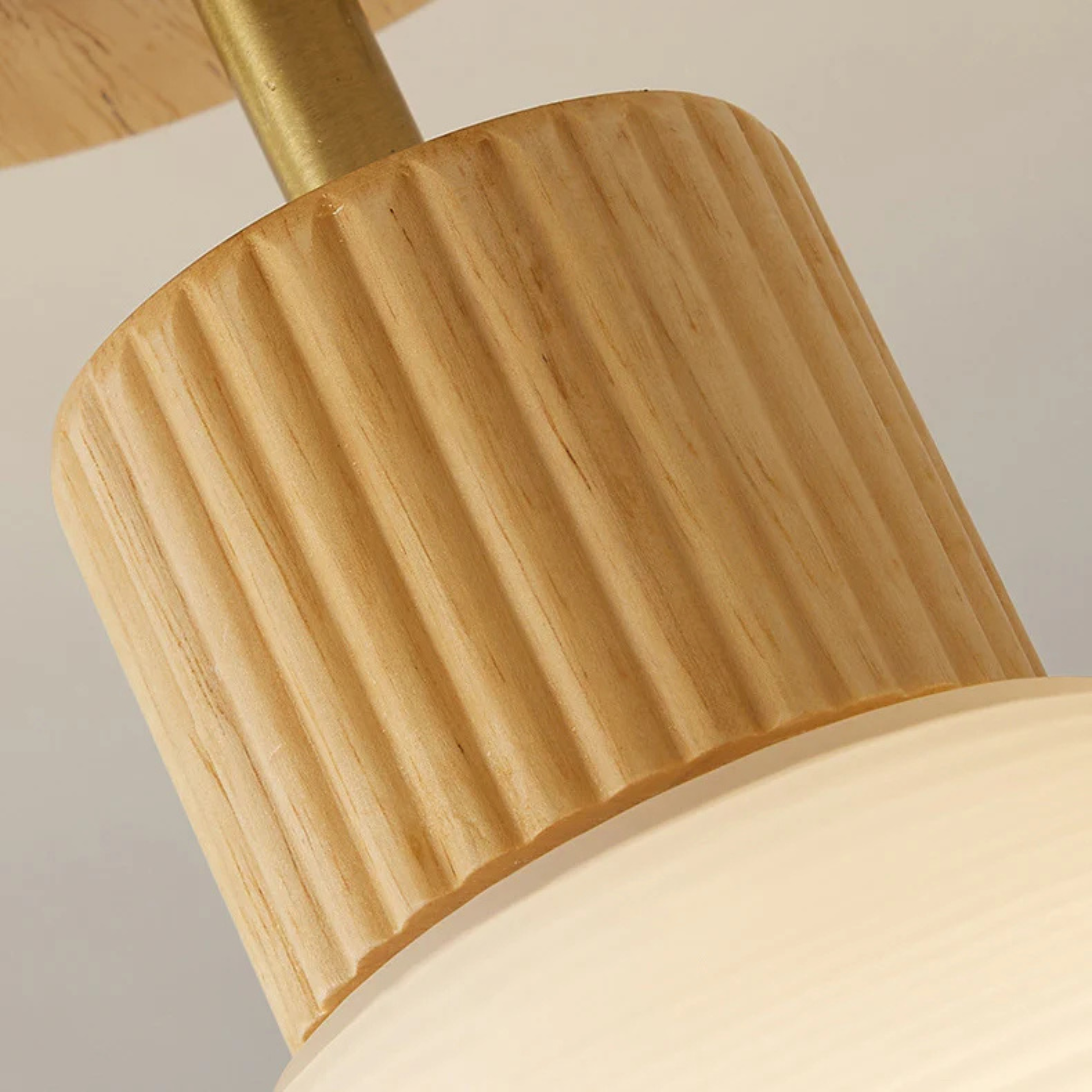 Freyza | Plafonnier en bois – Minimaliste pour chambre, couloir et cuisine