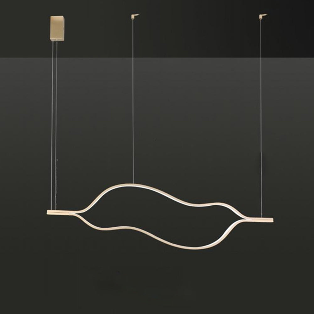 Freyza | Suspension dorée – Cuisine et salle à manger minimalistes