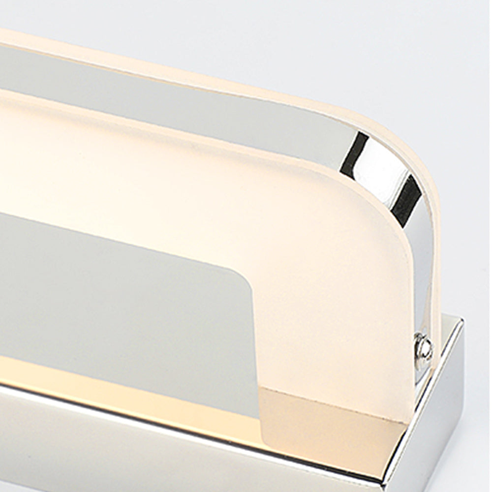 Freyza | Applique de meuble-lavabo de salle de bains noir chromé – Miroir de meuble-lavabo de salle de bains nordique