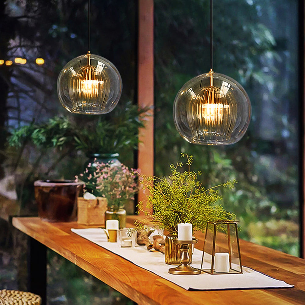 Freyza | Suspension boule en verre June – cuisine et salle à manger