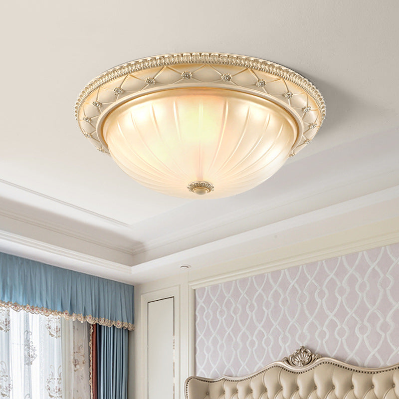 Freyza | Silva Minimalist Flush Resin Flush Mount Ceiling Light – Minimalist Bedroom Hallway Kitchen