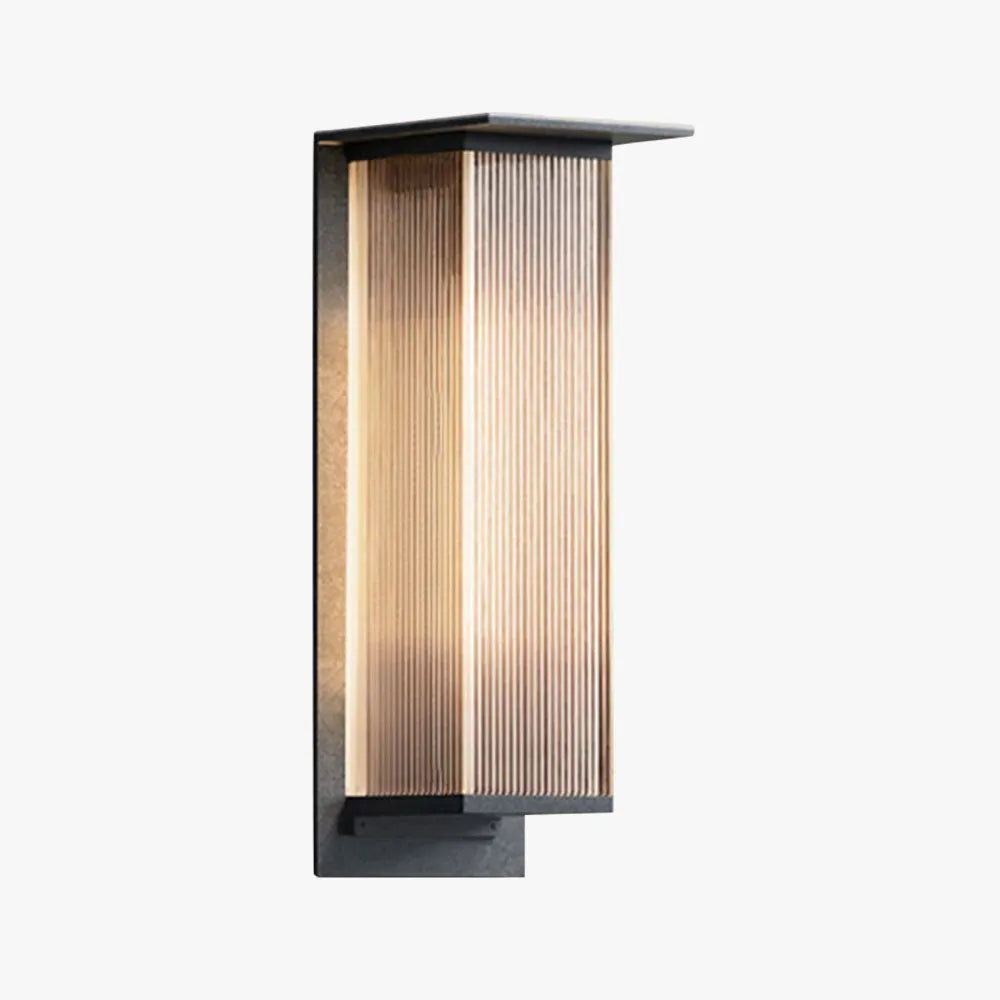 Freyza | Applique murale extérieure noire – Éclairage moderne pour jardin, porche et extérieur