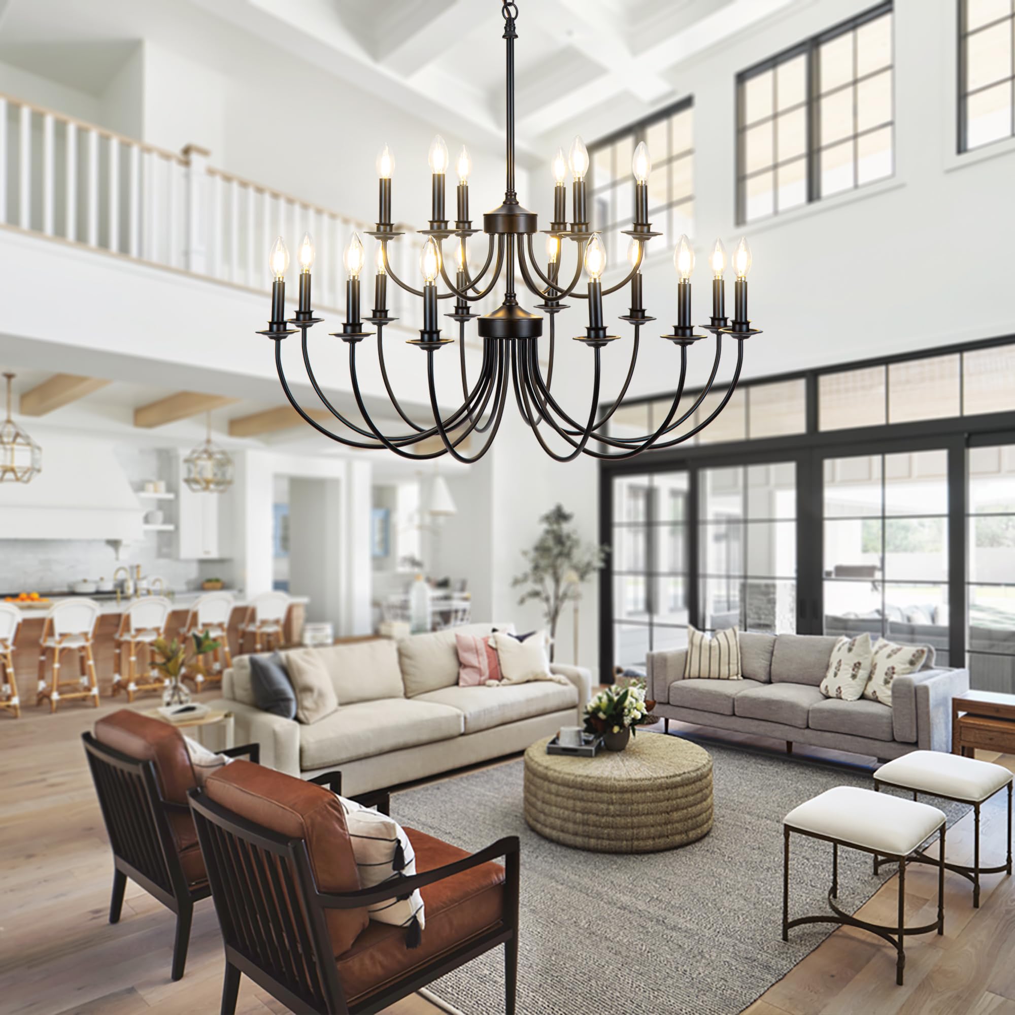 Freyza | Silva LED Chandelier Chandelier – Dining Room Living Room