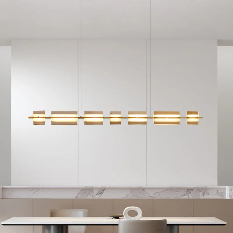 Freyza | Suspension noire en laiton – Cuisine moderne, salle à manger