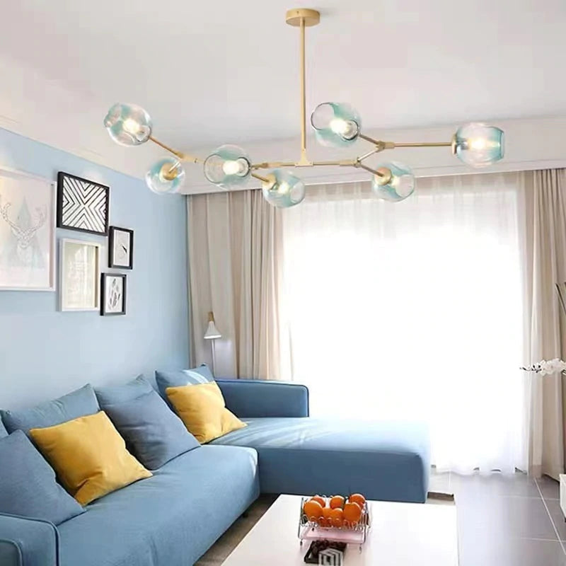 Freyza | Kirae Nordische moderne Glas-Pendelleuchte – moderne Küche und Esszimmer