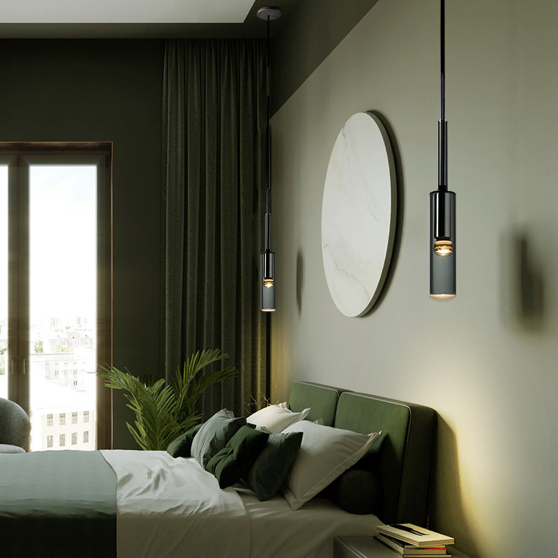 Freyza | Zeyro Modern Black Black Glass Pendant Light – Modern Kitchen Dining Room
