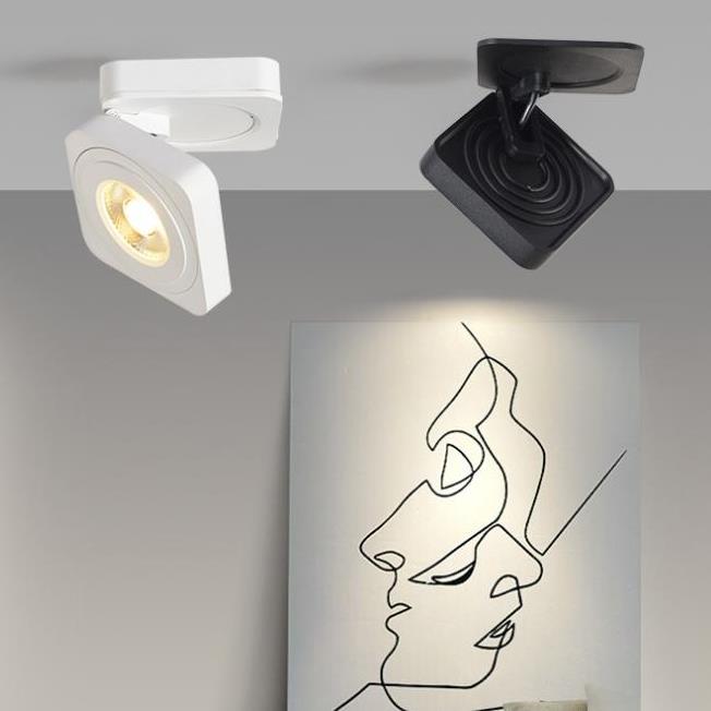 Freyza | Applique murale d’intérieur noire et blanche – chambre et salon modernes