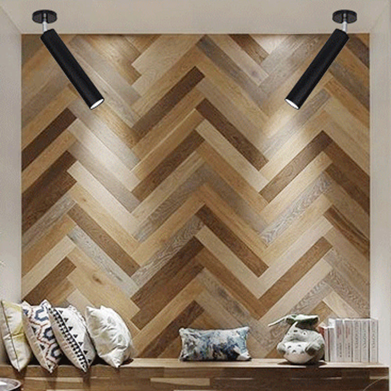 Freyza | Plafonnier noir et blanc – Moderne pour chambre, couloir et cuisine
