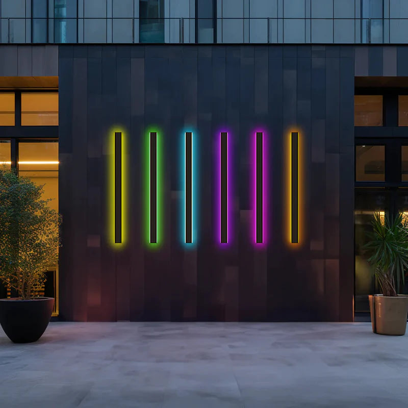 Freyza | Silex Linear Outdoor Outdoor Wall Light – Garden Porch Exterior