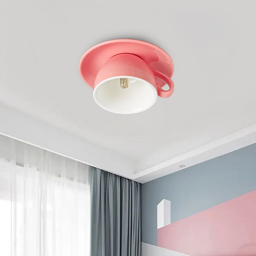 Freyza | Plafonnier moderne en céramique Aria, éclairage affleurant – chambre, couloir, cuisine modernes
