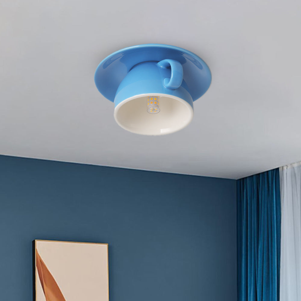 Freyza | Plafonnier moderne en céramique Aria, éclairage affleurant – chambre, couloir, cuisine modernes