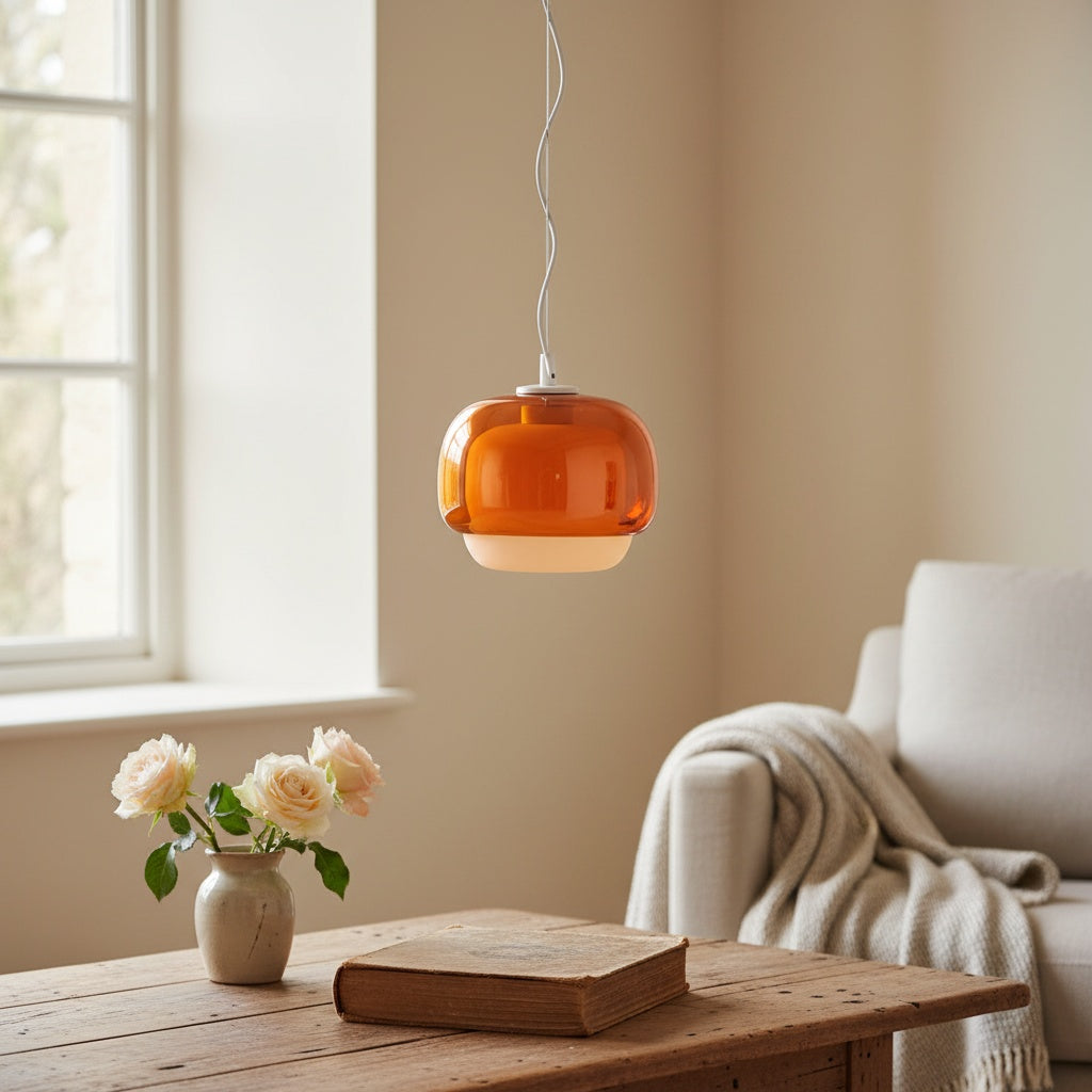 Freyza | Glass Pendant Light – Modern Kitchen Dining Room