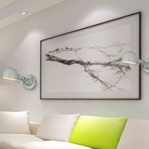 Freyza | Applique murale d’intérieur noire et blanche – chambre et salon modernes