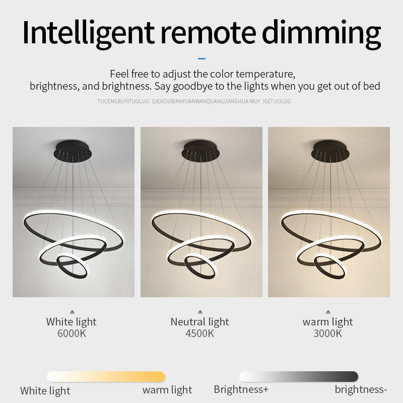 Freyza | Suspension annulaire moderne Zin – Éclairage moderne pour cuisine et salle à manger