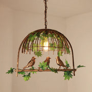 Freyza - AvianElegance | Vintage Inspired Bird Cage Chandelier Light Fixture
