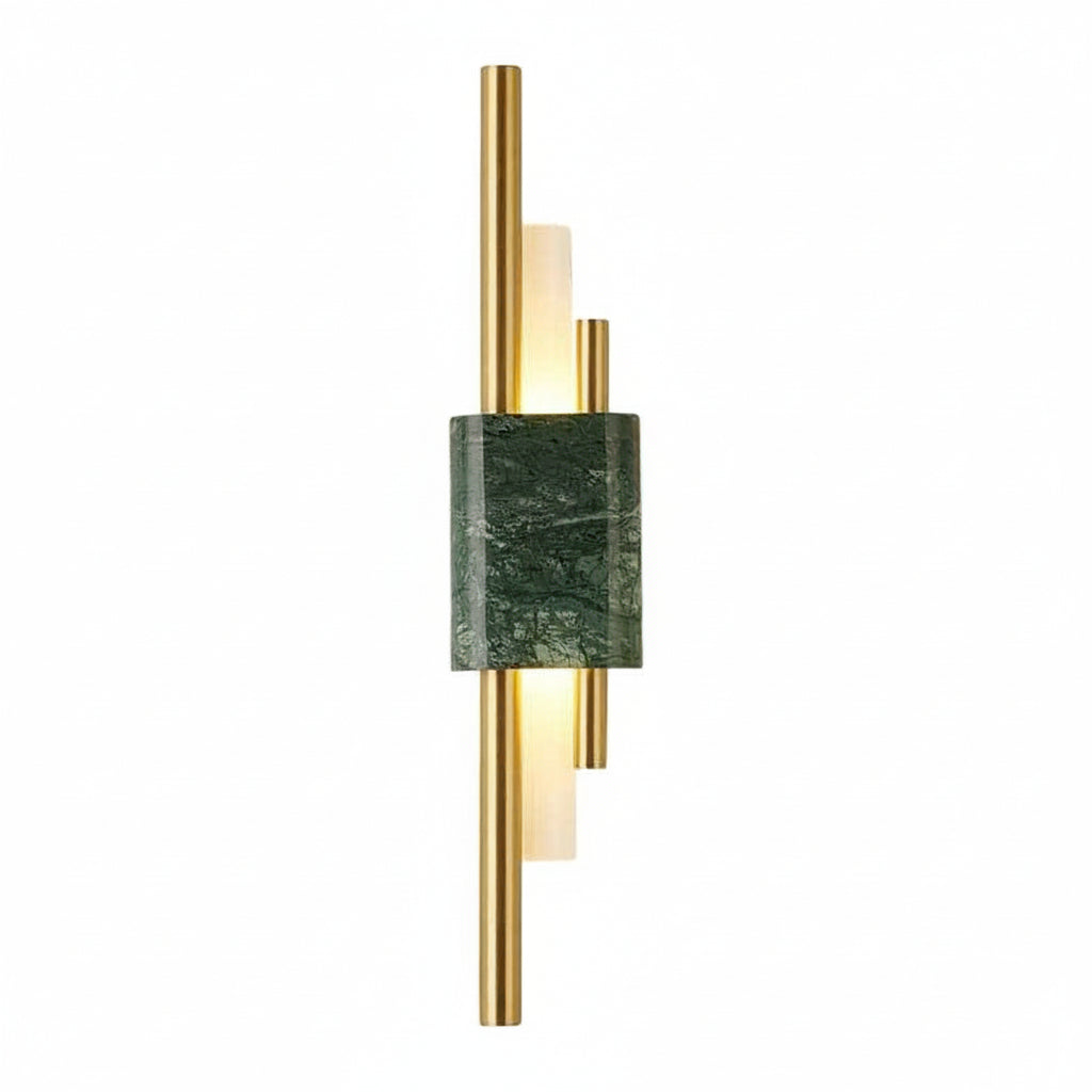 Freyza - Marble LED Wall Sconce Vertical Strip Gold Finish 50-60cm / 20-24in Postmodern Hallway Light