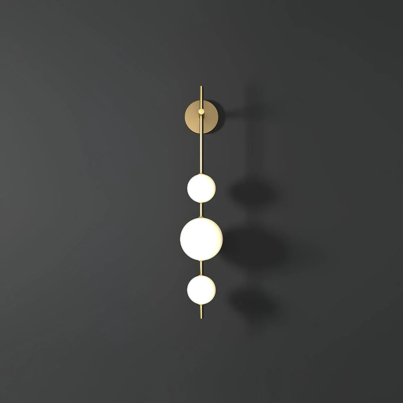 Freyza - Vertical Globe Wall Lamp