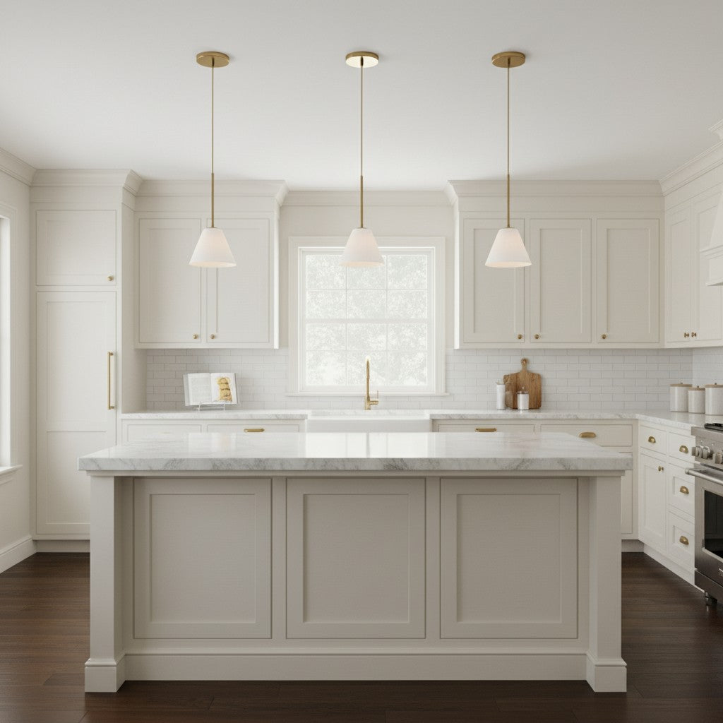 Freyza | Glass Pendant Light – Kitchen Dining Room