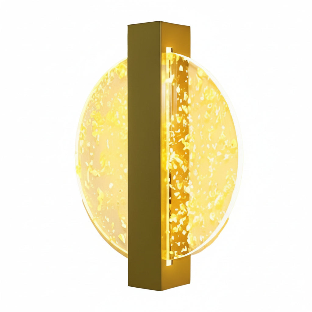 Freyza - LED Wall Sconce Light – Modern Nordic Geometric Acrylic Bedside (25x20cm / 9.8x7.9in)