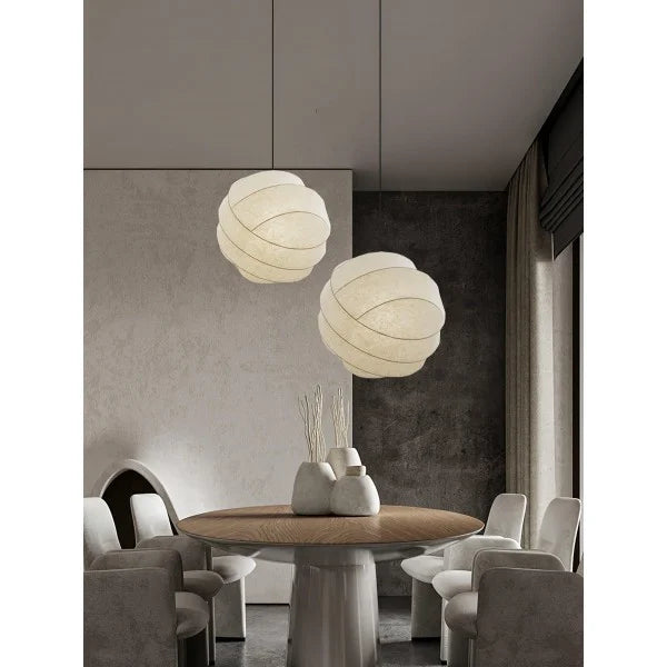 Freyza - Wabi-Sabi Fiber Cocoon Pendant Lamp M400