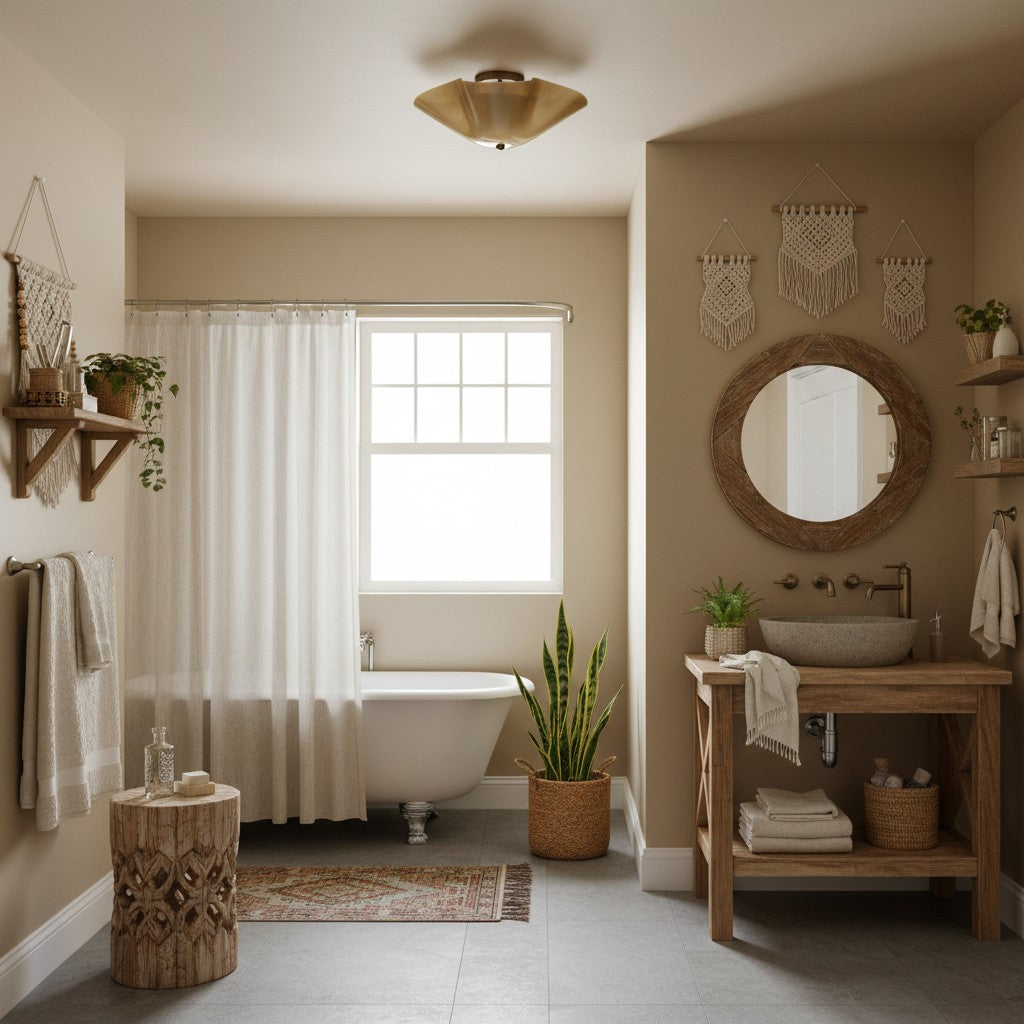 Freyza | Glass Ceiling Light – Bedroom Living Room