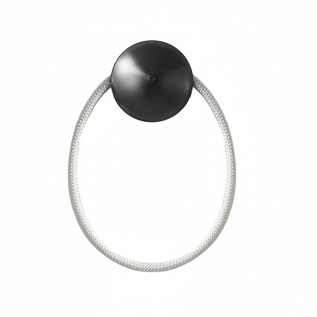 Freyza - LED Wall Sconce Light – Modern Round Nylon Stainless Steel (47x30cm / 18.7x11.8in)