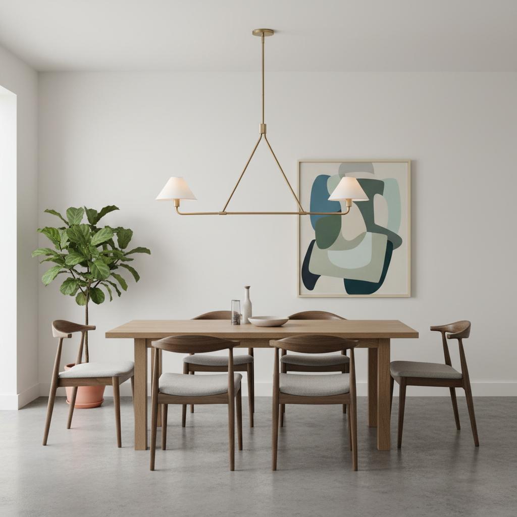 Freyza | Vector Brass Fabric Chandelier