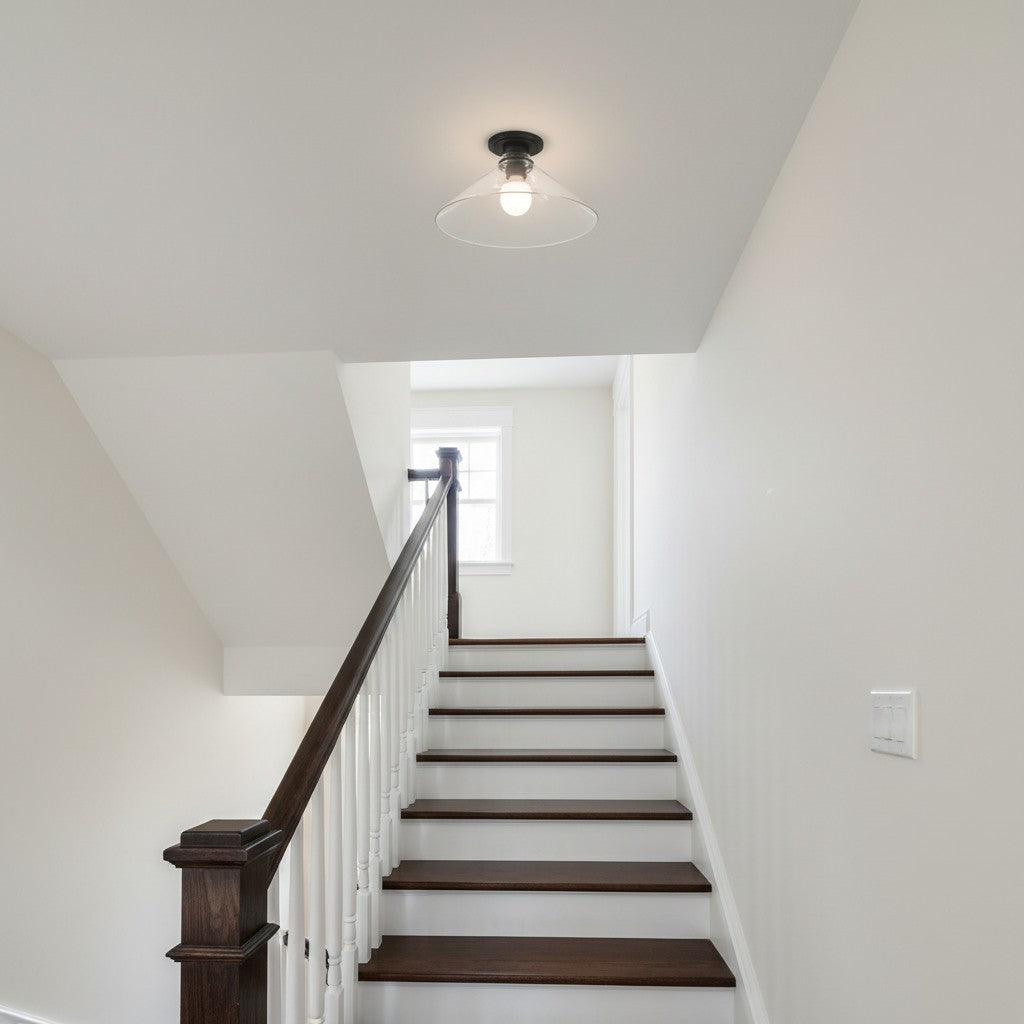 Freyza | Glass Ceiling Light – Bedroom Living Room