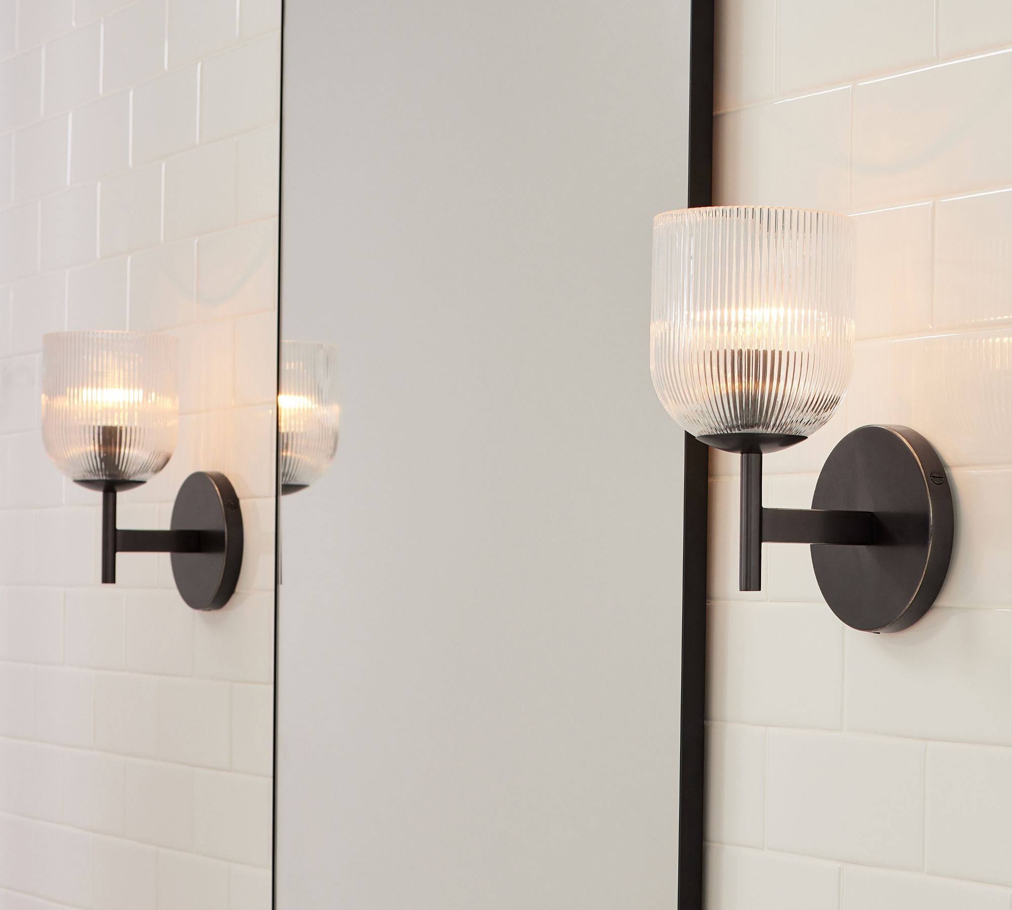 Freyza | Glass Wall Light – Bedroom Hallway
