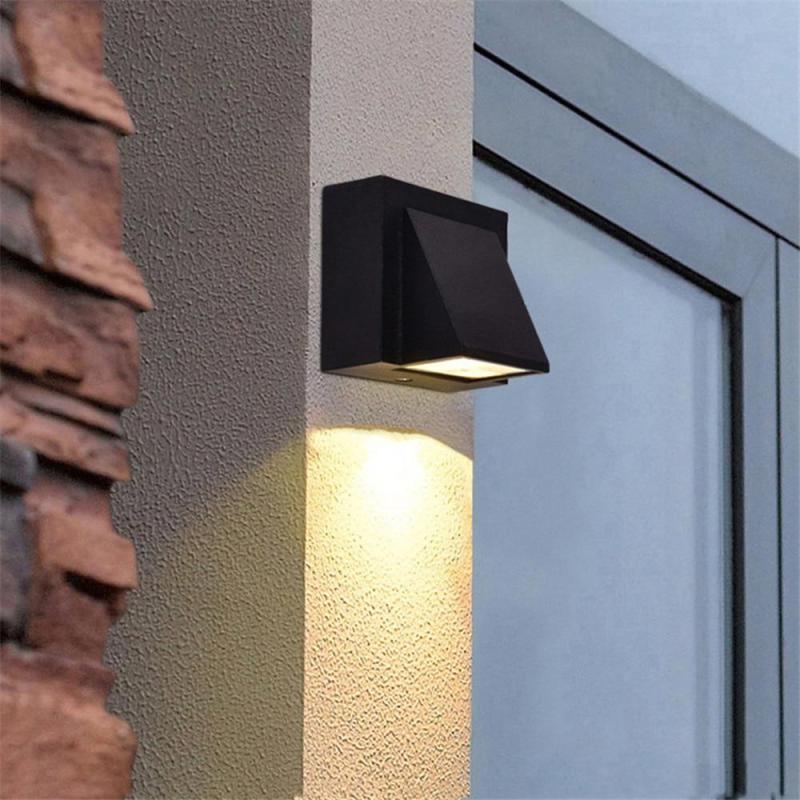 Freyza | Vexto Applique murale extérieure noire moderne – Porche de jardin moderne extérieur