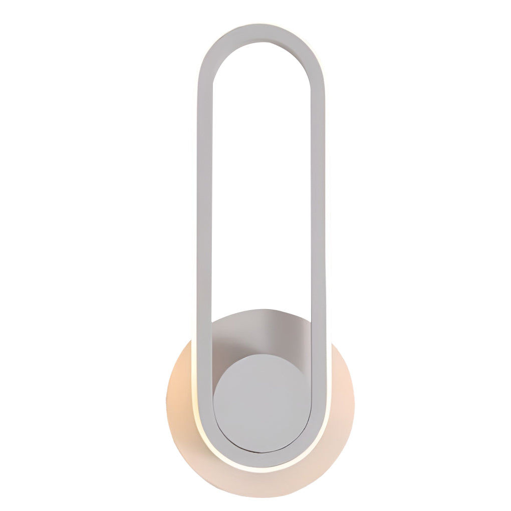 Freyza - Modern 330° Rotatable LED Nordic Wall Lamp – Adjustable Rounded Rectangular Sconce (Gold/Black/White)