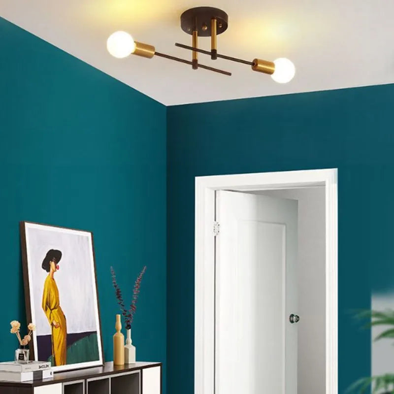 Freyza | Plafonnier affleurant en verre – Moderne pour chambre, couloir et cuisine