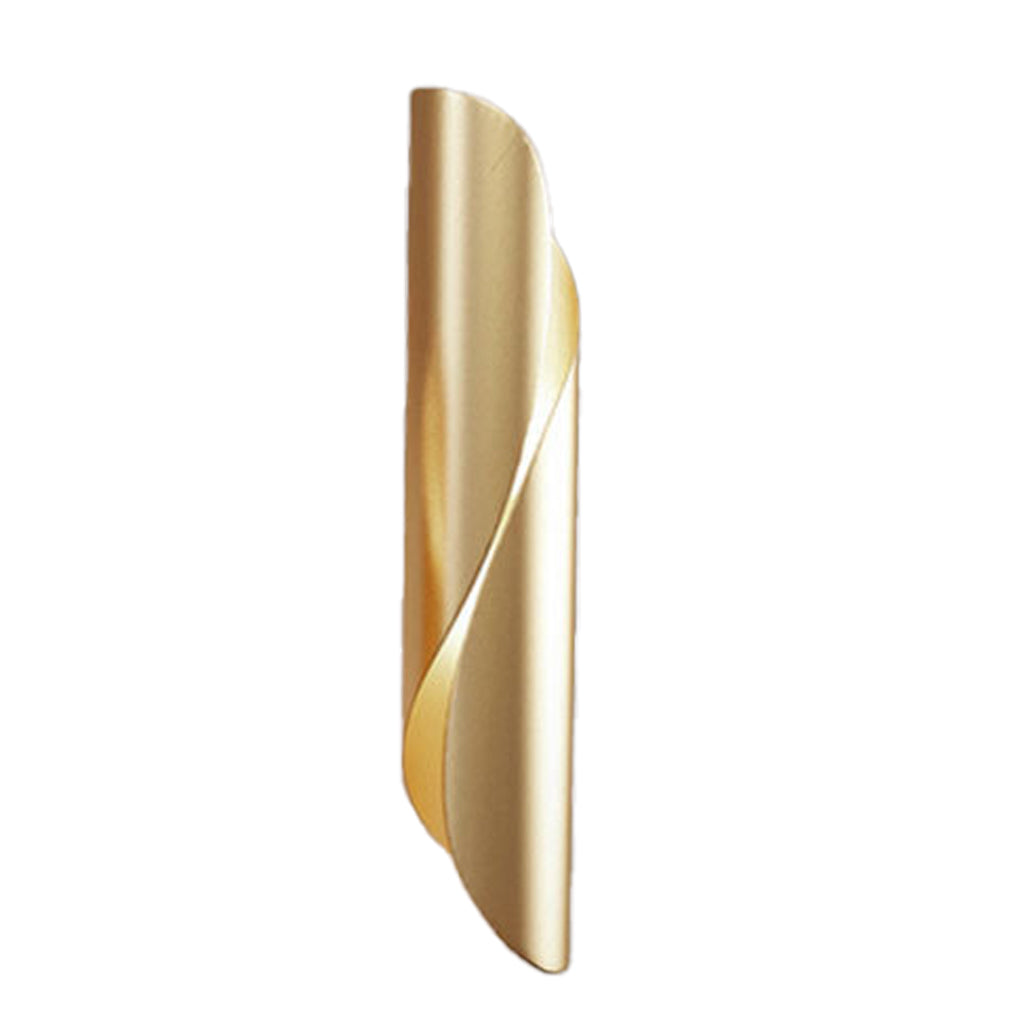 Freyza - Nordische Wandleuchte lineare Bogenform Eisen Schwarz Gold G9 50cm / 20in Industrieller Flur- und Nachttischlicht