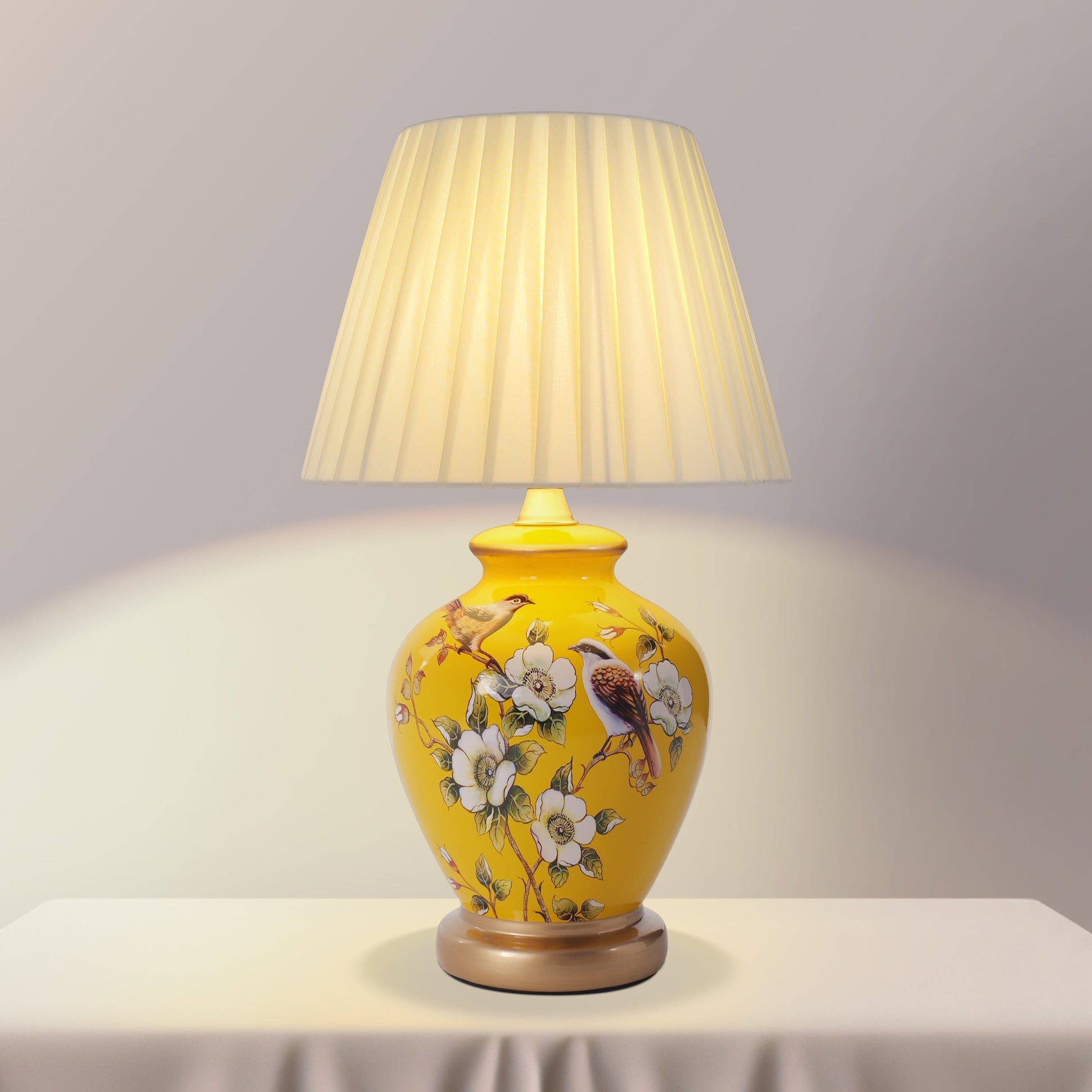 Ceramic Elegance | Timeless Hand-Painted Chinoiserie Table Lamp Collection 45