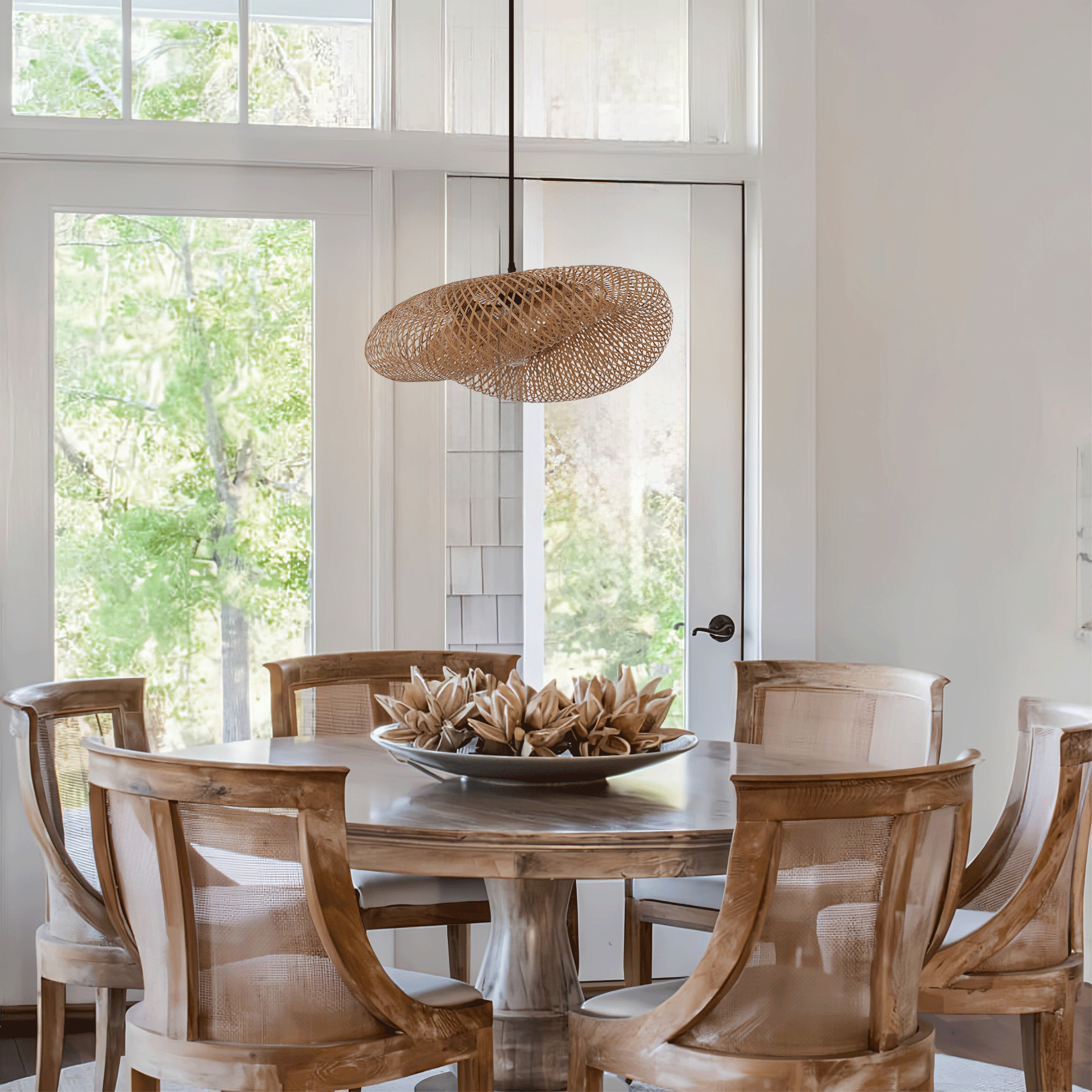 BambooGlow | Elegant Eco-Friendly Handmade Pendant Light Fixture 2