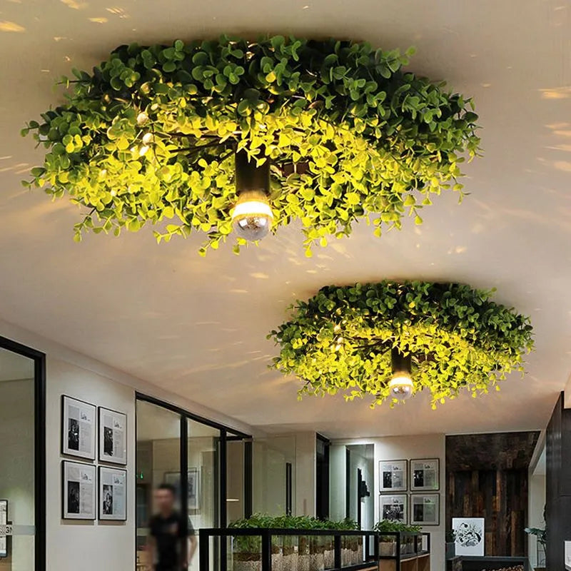 Freyza | Arko Plant Ceiling Flush Mount Ceiling Light – Bedroom Hallway Kitchen