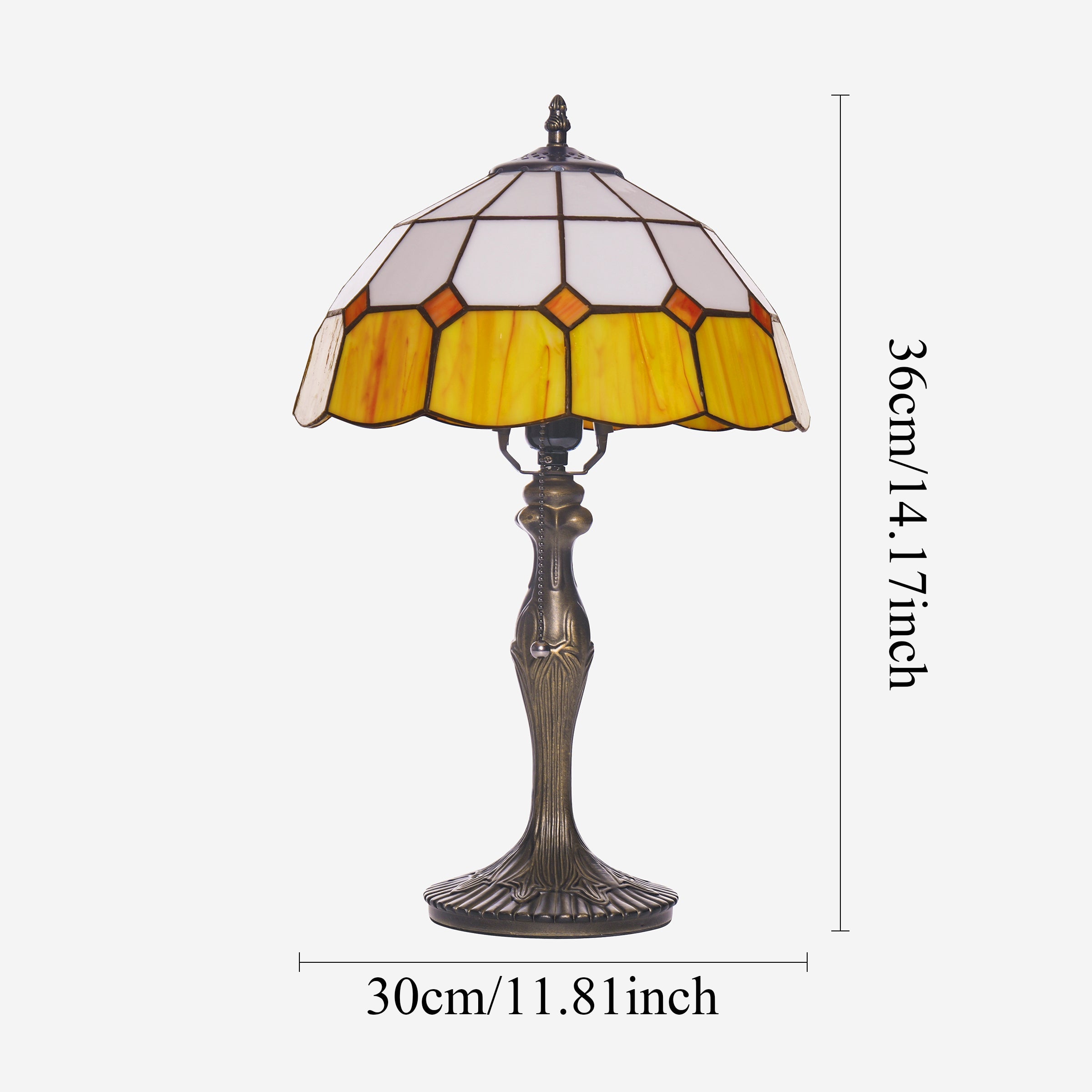 LuminaraCraft | Elegant Handcrafted Stained Glass Table Lamp 4