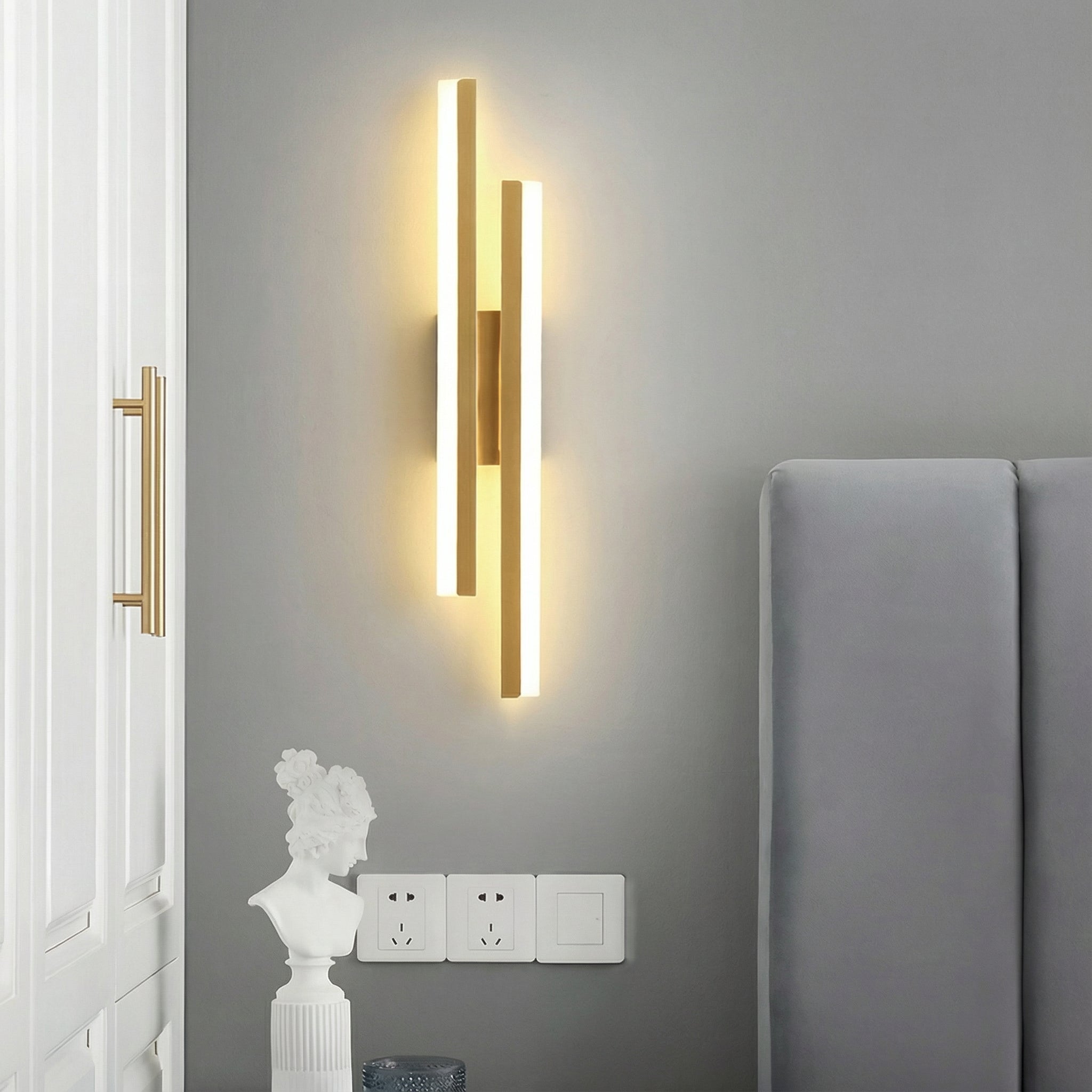 Freyza - Linear LED Wall Sconce Modern Minimalist Nordic Aluminum 50-65cm