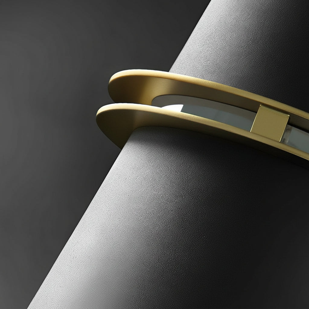 Freyza - Moderne nordische kreative Eisen-Wandleuchte – Minimalistische matte Metall-Wandlampe (E26/E27)