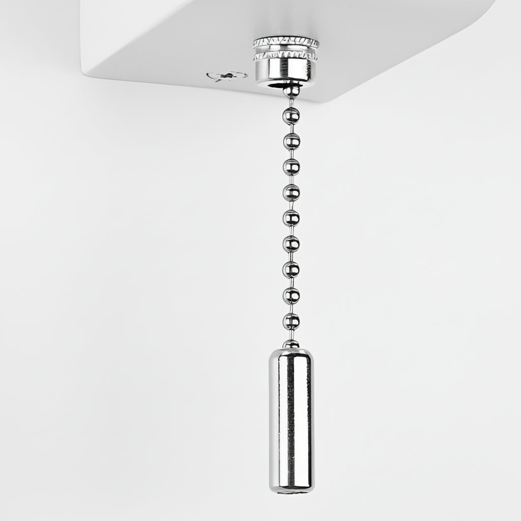 Freyza - LED Wall Sconce Light – Modern Antler Iron Pull Switch (30x20cm / 12x8in)