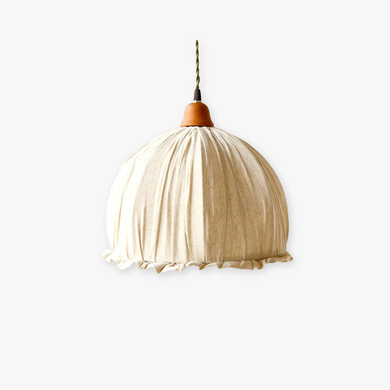 Freyza | Suspension en tissu vintage Haloa – Luminaire suspendu vintage pour cuisine et salle à manger