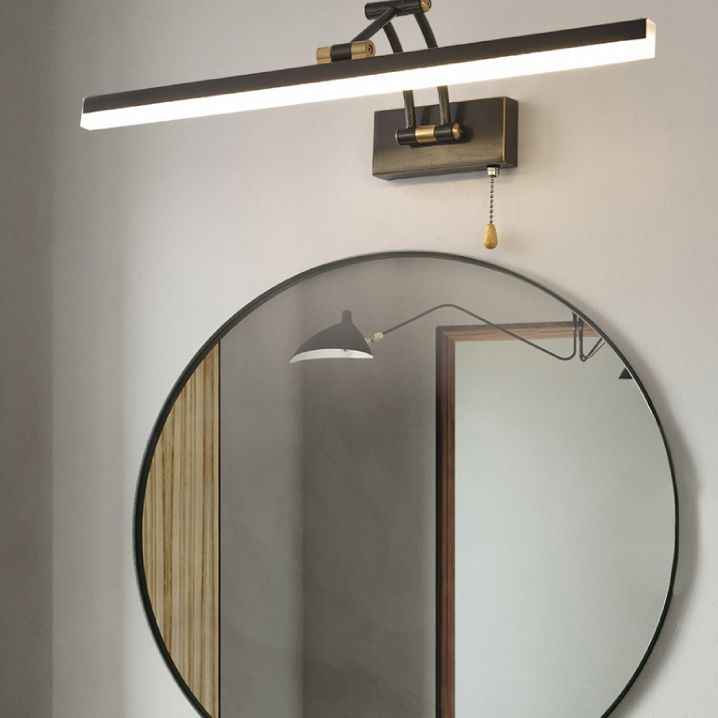 Freyza | Applique murale noire pour salle de bains – Miroir de salle de bains