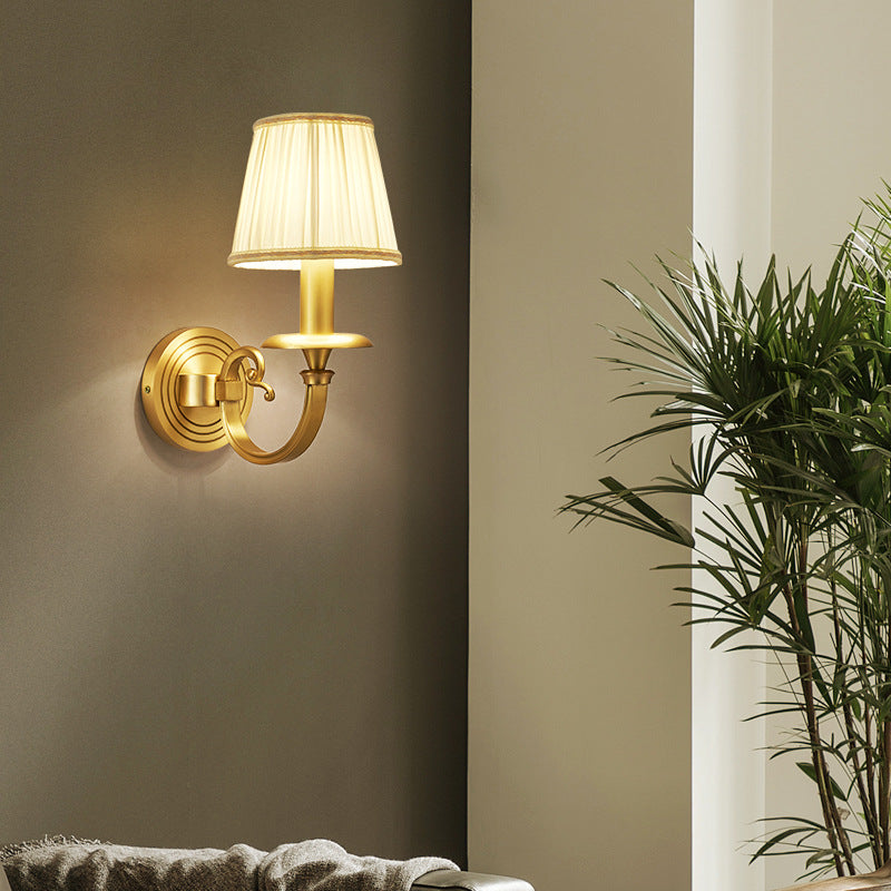 Freyza | Silva Decorative Indoor Fabric Indoor Wall Light – Bedroom Living Room