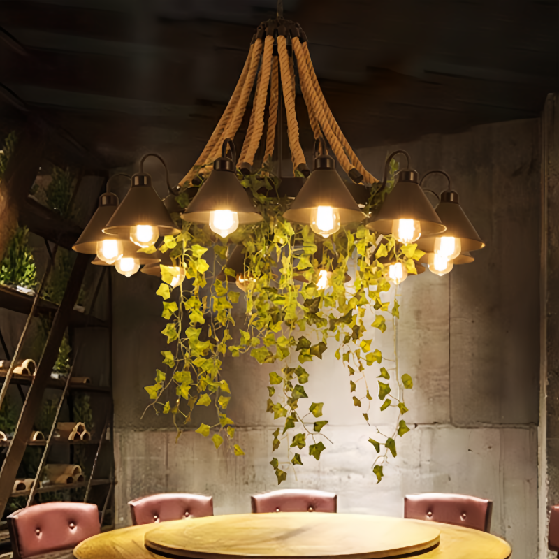 Freyza | Lustre noir – Salle à manger et salon rétro