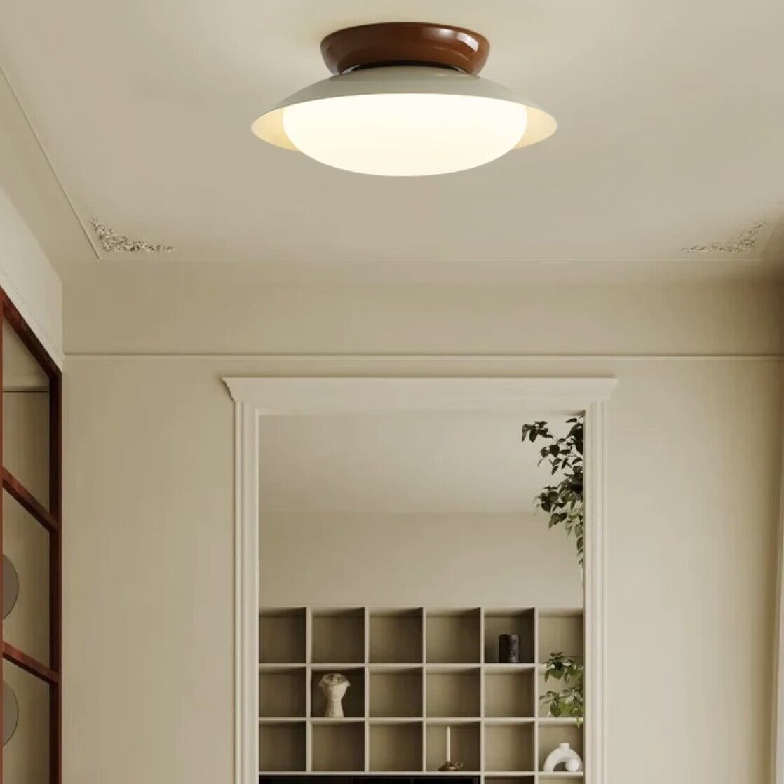 Freyza | Aurora Ceiling Bowl-shaped Flush Mount Ceiling Light – Bedroom Hallway Kitchen