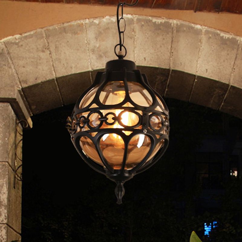 Luminaire suspendu Freyza | bronze noir – cuisine vintage, salle à manger