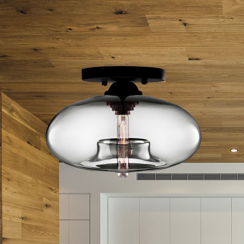 Freyza | Plafonnier semi-encastré – industriel pour chambre, couloir et cuisine